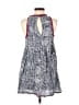 Angie 100% Rayon Blue Sleeveless Blouse Size S - photo 2