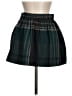 Evan Picone Plaid Teal Black Casual Skirt Size 8 - photo 2