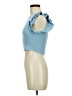 Zara Blue Short Sleeve Top Size M - photo 5