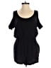 My Bajee Collection by Be Cool 100% Rayon Solid Black Romper Size S - photo 1