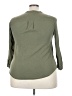 Love Tree Green 3/4 Sleeve Button-Down Shirt Size 3X - photo 2
