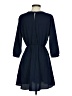 Lush 100% Polyester Solid Blue Casual Dress Size S - photo 2