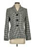 Jones Studio 100% Polyester Houndstooth Ivory Blazer Size 4 - photo 1
