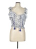 Saylor Silver Sleeveless Blouse Size L - photo 1