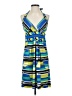 BCBGMAXAZRIA Print Blue Casual Dress Size S - photo 1