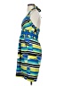 BCBGMAXAZRIA Print Blue Casual Dress Size S - photo 5