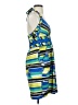 BCBGMAXAZRIA Print Blue Casual Dress Size S - photo 4