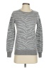 Madeleine Thompson Animal Print Silver Wool Pullover Sweater Size S - photo 1