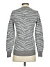 Madeleine Thompson Animal Print Silver Wool Pullover Sweater Size S - photo 2