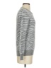 Madeleine Thompson Animal Print Silver Wool Pullover Sweater Size S - photo 4