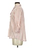 Assorted Brands Checkered-gingham Pink 3/4 Sleeve Button-Down Shirt Size M - photo 5