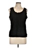 Adiva Black Sleeveless Blouse Size L - photo 1
