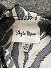 Sky To Moon 100% Polyester Animal Print Black Cocktail Dress Size M - photo 4