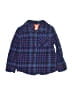 Joe Fresh Plaid Blue Long Sleeve Button-Down Shirt Size 4 - photo 1