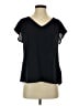 Banana Republic 100% Polyester Black Short Sleeve Blouse Size S - photo 1