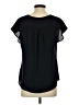 Banana Republic 100% Polyester Black Short Sleeve Blouse Size S - photo 2