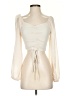 Shein Ivory 3/4 Sleeve Blouse Size 4 - photo 1