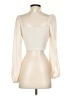 Shein Ivory 3/4 Sleeve Blouse Size 4 - photo 2