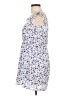 Ella Moss 100% Polyester Print White Casual Dress Size 12 - photo 5