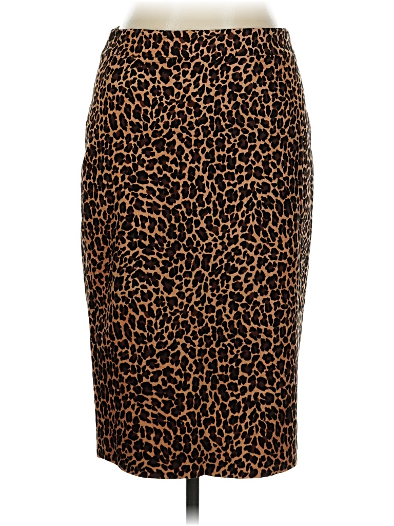 Pre-owned Jcrew Casual Skirt In Brown