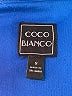 Coco Bianco 100% Polyester Blue 3/4 Sleeve Blouse Size S - photo 8