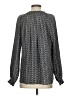 Rungolee 100% Silk Gray Long Sleeve Silk Top Size XS - photo 2
