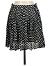 J.Crew 100% Polyester Polka Dots Black Casual Skirt Size 6 - photo 2