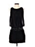 Topshop 100% Polyester Black Cocktail Dress Size 4 - photo 1