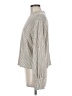 Lush Metallic Silver Turtleneck Sweater Size M - photo 5