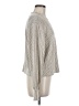 Lush Metallic Silver Turtleneck Sweater Size M - photo 4