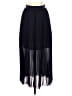 H&M 100% Polyester Blue Black Formal Skirt Size XS - photo 1