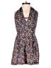 BCBGeneration 100% Polyester Hearts Blue Romper Size 0 - photo 1