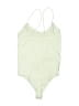 Ardene Green White Bodysuit Size S - photo 2