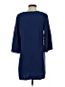 Glam 100% Polyester Blue 3/4 Sleeve Blouse Size S - photo 2