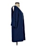 Glam 100% Polyester Blue 3/4 Sleeve Blouse Size S - photo 4