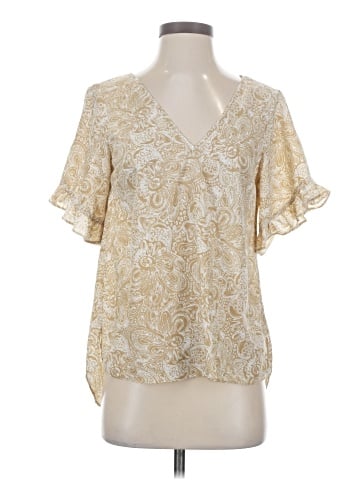 MICHAEL Michael Kors Short Sleeve Blouse (view 1)
