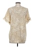 MICHAEL Michael Kors Gold Short Sleeve Blouse Size XS - photo 2