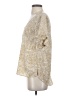 MICHAEL Michael Kors Gold Short Sleeve Blouse Size XS - photo 5