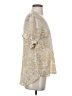 MICHAEL Michael Kors Gold Short Sleeve Blouse Size XS - photo 4