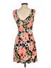 Necessary Clothing 100% Polyester Floral Orange Cocktail Dress Size S (estimated) - photo 2