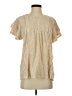 Assorted Brands Tan Short Sleeve Blouse Size S - photo 1