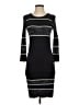 Ann Taylor Stripes Black Cocktail Dress Size XS - photo 1