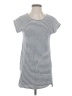 Max Studio 100% Rayon Stripes Gray Casual Dress Size XS - photo 1