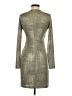 Calvin Klein Metallic Silver Cocktail Dress Size 4 (petite) - photo 2