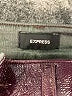 Express 100% Polyester Metallic Purple Casual Pants Size 4S - photo 7