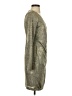 Calvin Klein Metallic Silver Cocktail Dress Size 4 (petite) - photo 4