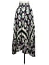 A.L.C. 100% Polyester Print Green Casual Skirt Size 4 - photo 2