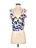 Astr 100% Polyester Purple Blue Sleeveless Blouse Size S - photo 1