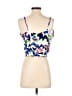Astr 100% Polyester Purple Blue Sleeveless Blouse Size S - photo 2
