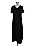 Alya Solid Black Casual Dress Size M - photo 1